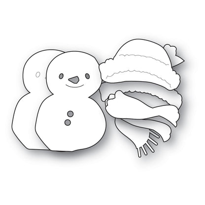 Memory Box 94934 Cute Bundled Snowman Craft Die