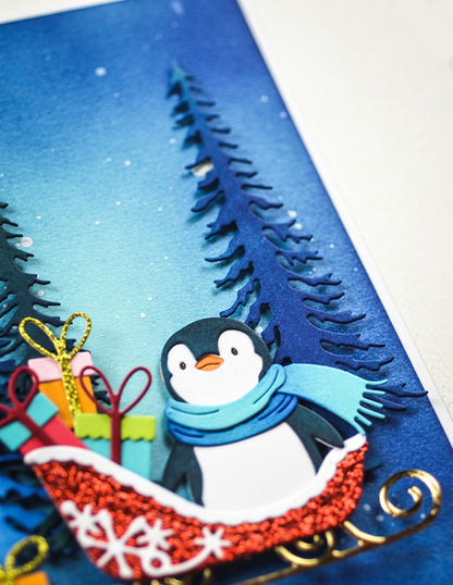 Memory Box 94928 Festive Sleigh Craft Die