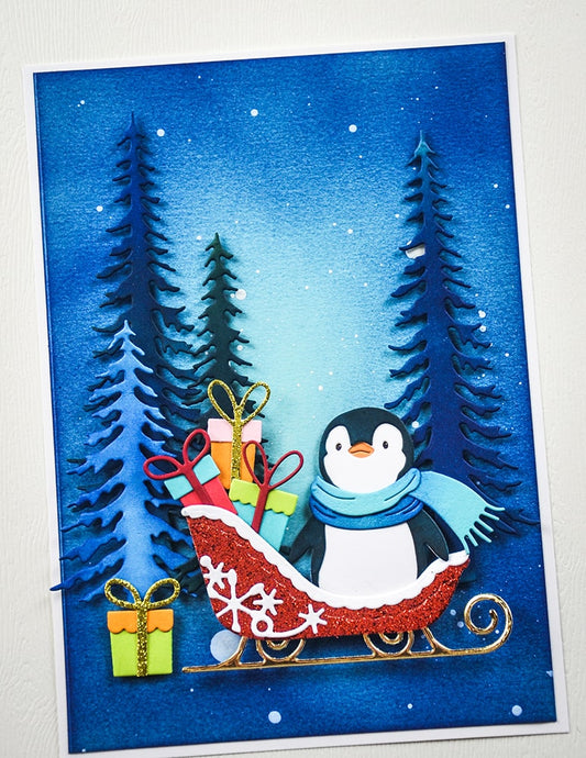 Memory Box 94928 Festive Sleigh Craft Die