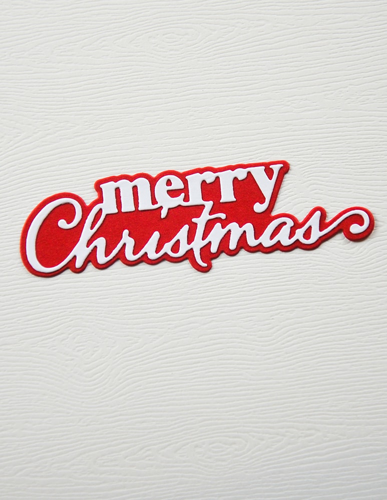 Memory Box 94936 Merry Christmas Stylish Script Craft Die