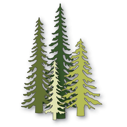 Memory Box 94939 Tall Evergreen Trees Craft Die