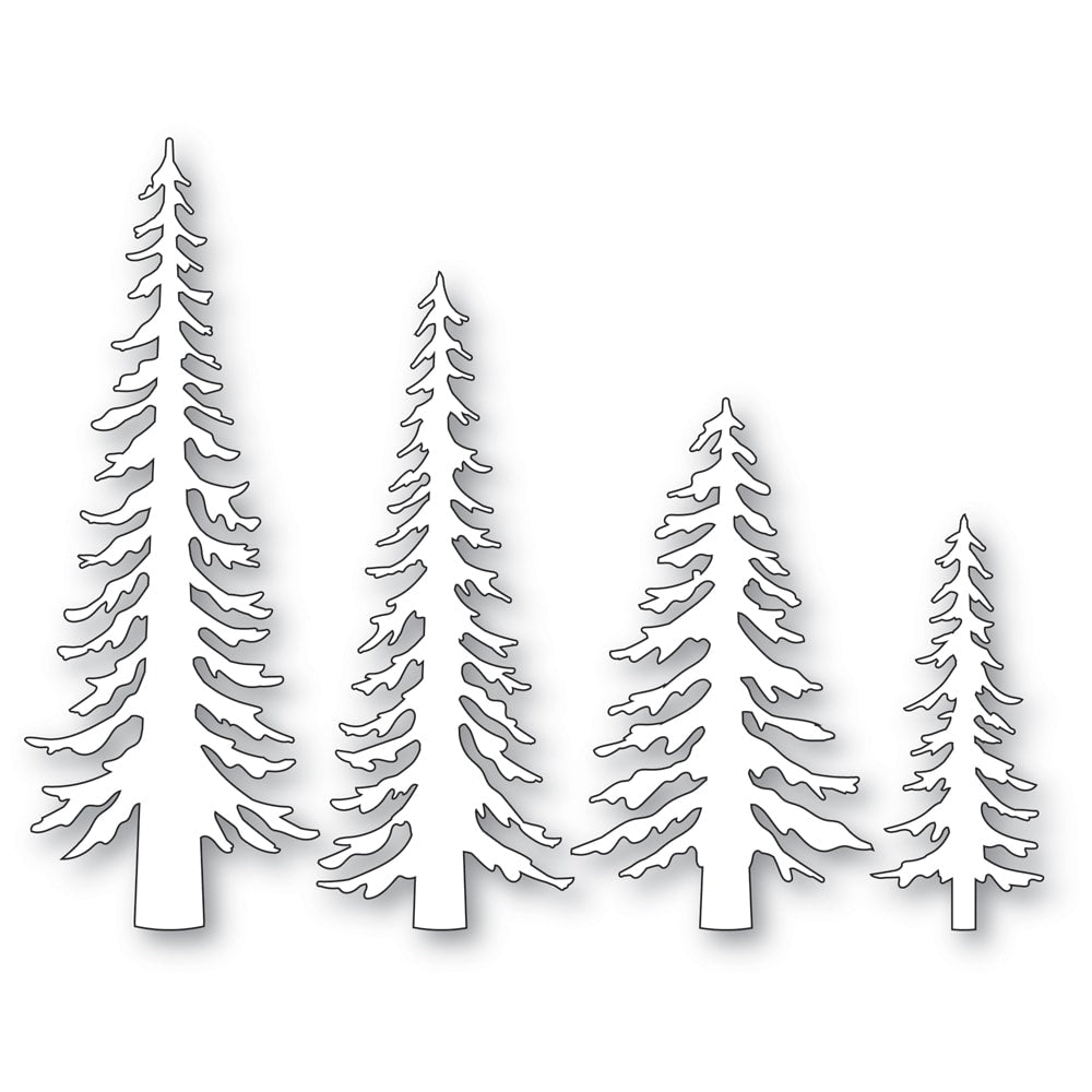 Memory Box 94939 Tall Evergreen Trees Craft Die