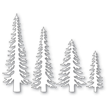Memory Box 94939 Tall Evergreen Trees Craft Die