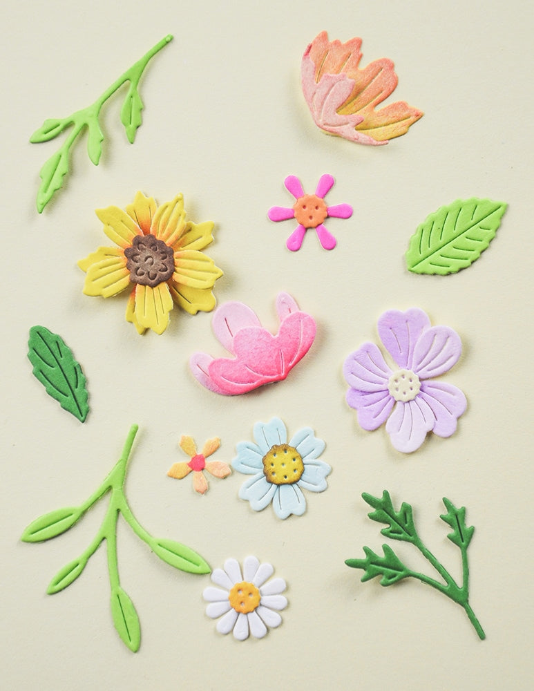 Memory Box 94941 Woven Flower Basket Craft Die