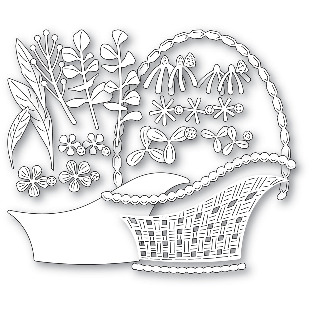 Memory Box 94951 Arched Flower Basket