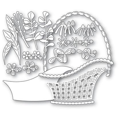 Memory Box 94951 Arched Flower Basket