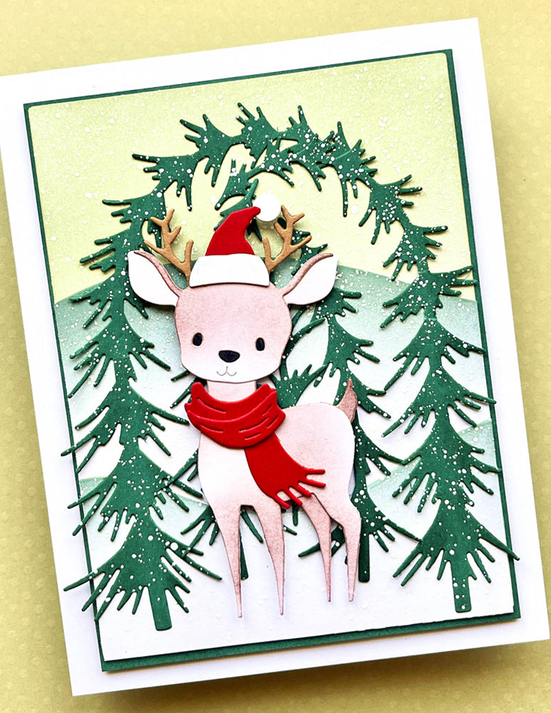 Memory Box 94966 Festive Fawn Craft Die