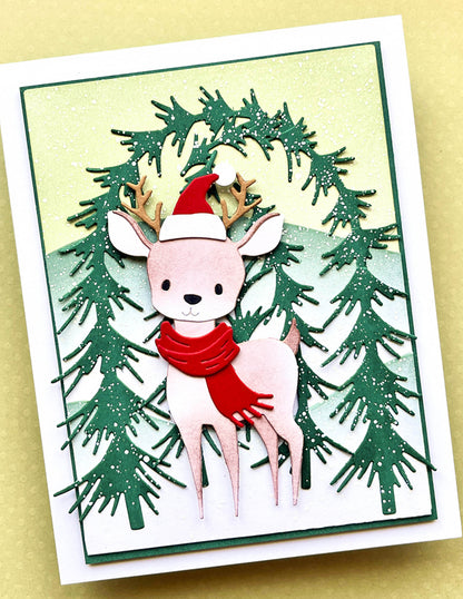Memory Box 94966 Festive Fawn Craft Die