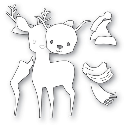 Memory Box 94966 Festive Fawn Craft Die
