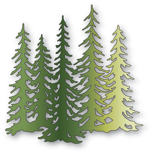Memory Box 94969 Evergreen Tree Stand Craft Die