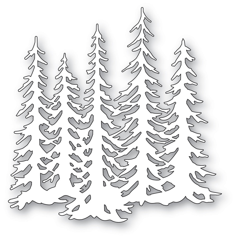 Memory Box 94969 Evergreen Tree Stand Craft Die