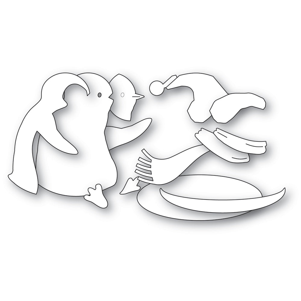 Memory Box 94972 Sledding Penguin Craft Die