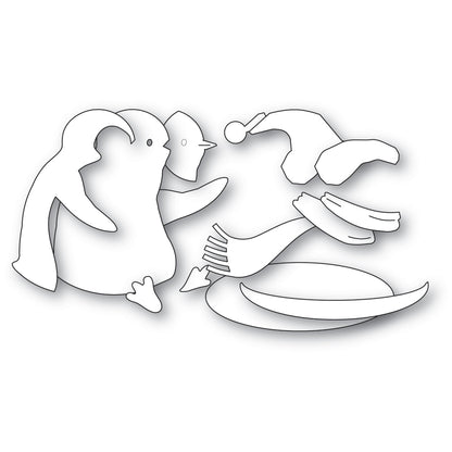 Memory Box 94972 Sledding Penguin Craft Die
