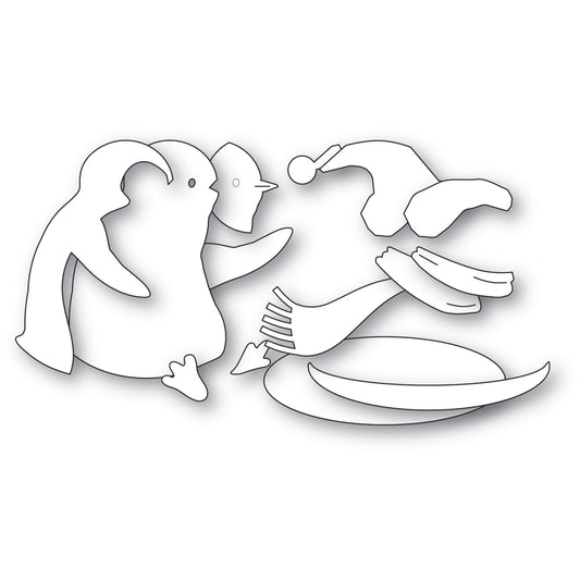 Memory Box 94972 Sledding Penguin Craft Die