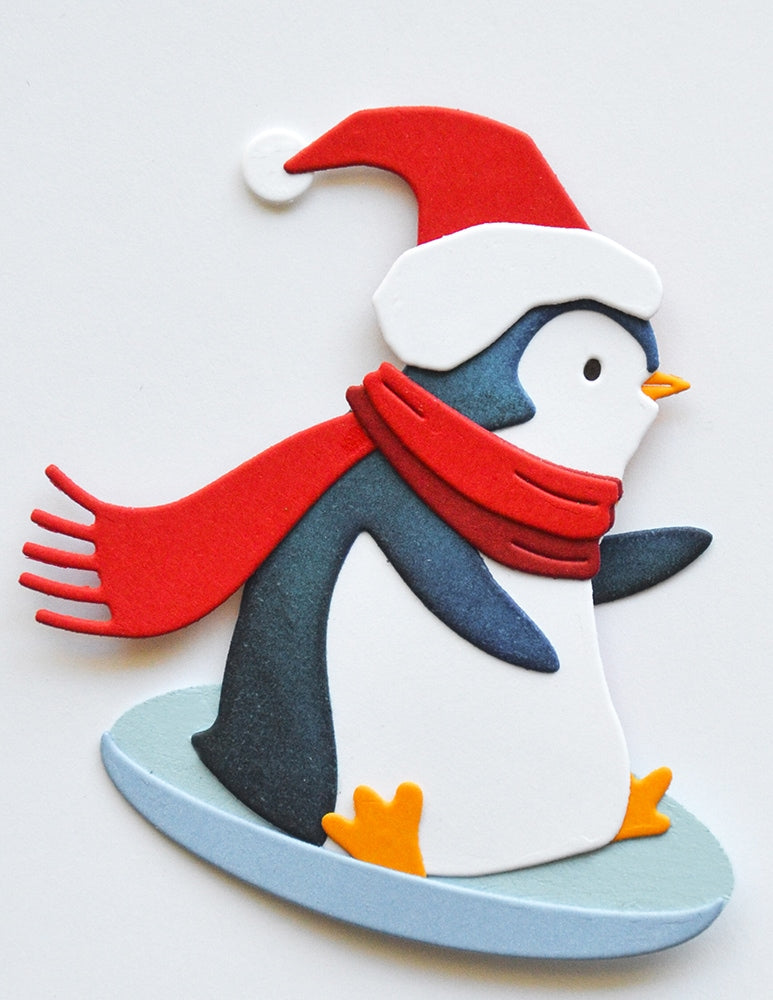 Memory Box 94972 Sledding Penguin Craft Die