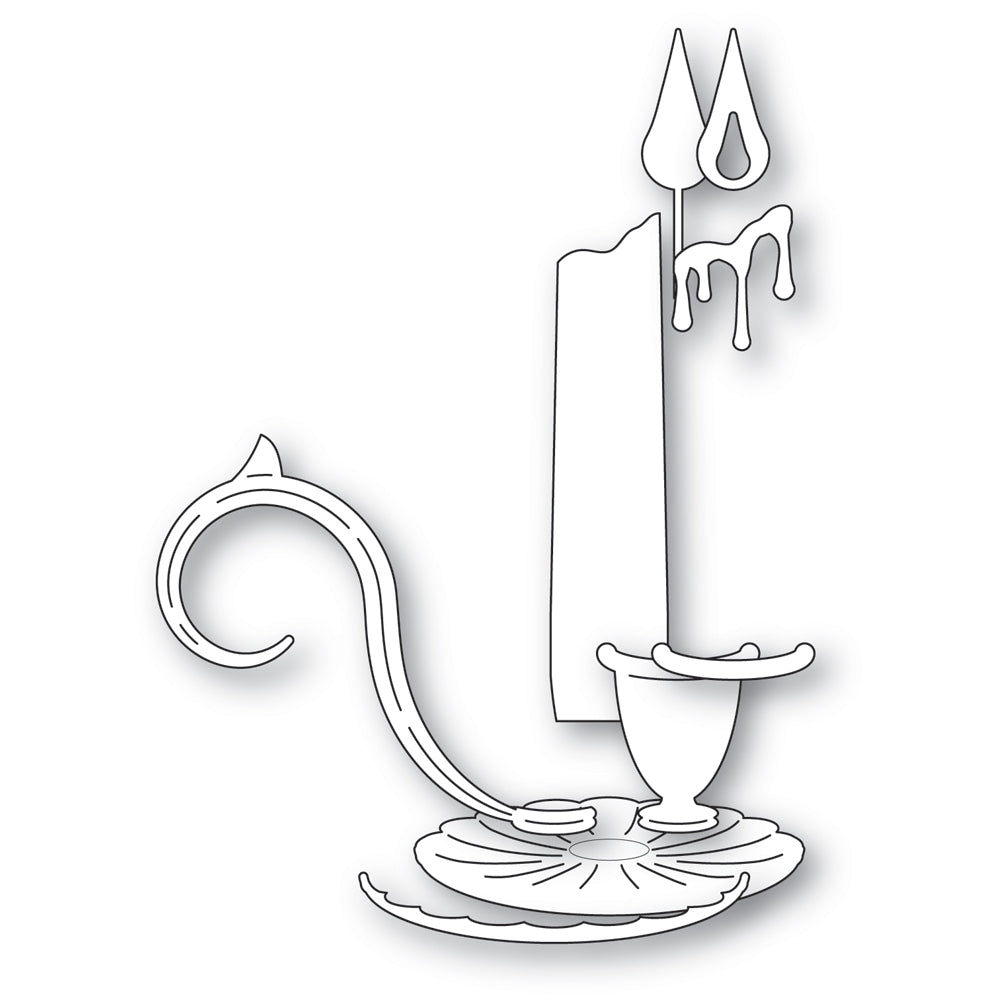 Memory Box 94974 Heirloom Candlestick Holder Craft Die