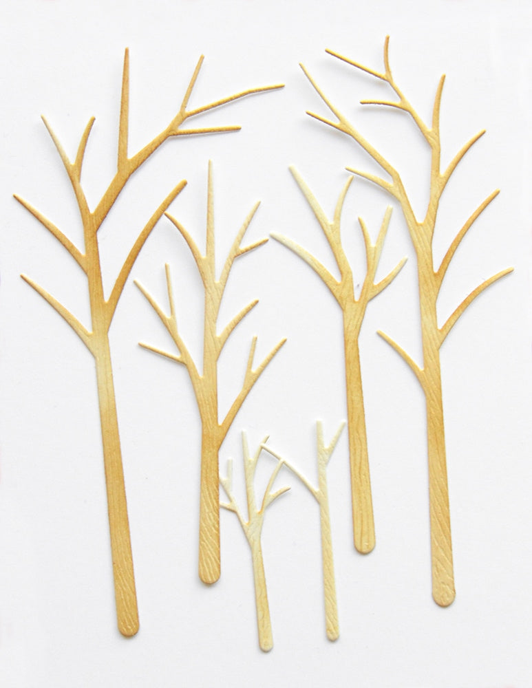 Memory Box 94976 Gathered Tree Trunks Craft Die