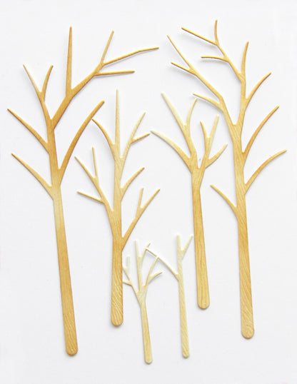 Memory Box 94976 Gathered Tree Trunks Craft Die