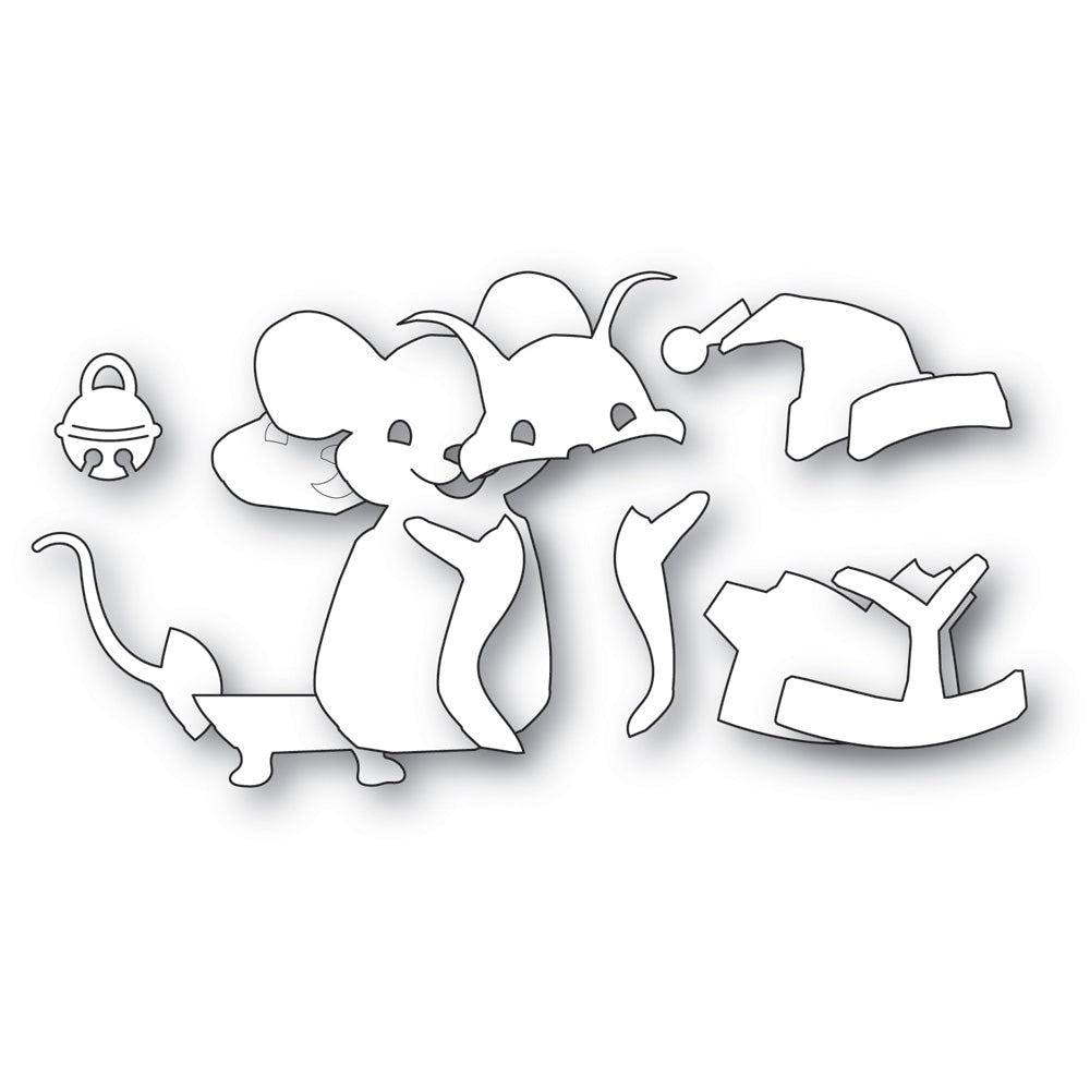 Memory Box 94980 Jingle Mouse Craft Die