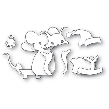 Memory Box 94980 Jingle Mouse Craft Die