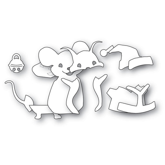 Memory Box 94980 Jingle Mouse Craft Die