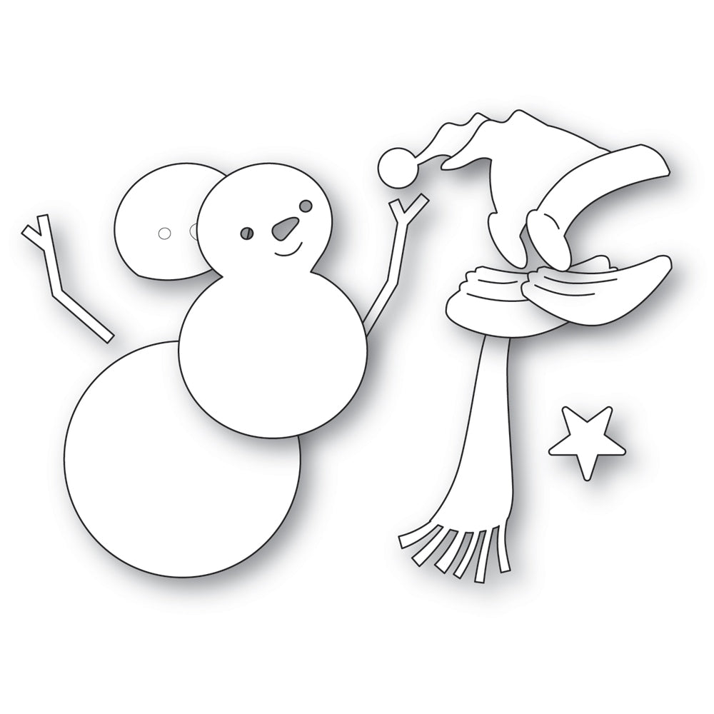Memory Box 94981 Wishful Snowman Craft Die