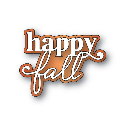 Memory Box 94985 Happy Fall Stylish Script Craft Die