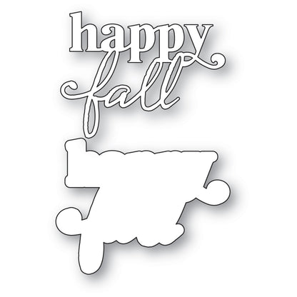 Memory Box 94985 Happy Fall Stylish Script Craft Die