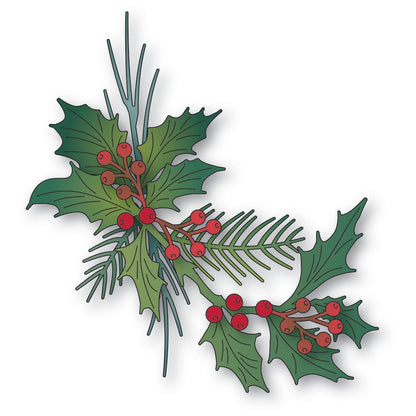 Memory Box 94988 Evergreen Holly Bundle Craft Die