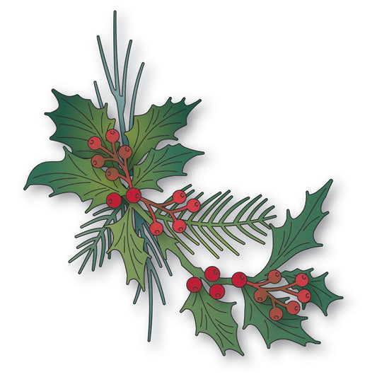 Memory Box 94988 Evergreen Holly Bundle Craft Die