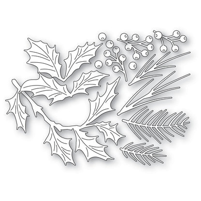 Memory Box 94988 Evergreen Holly Bundle Craft Die