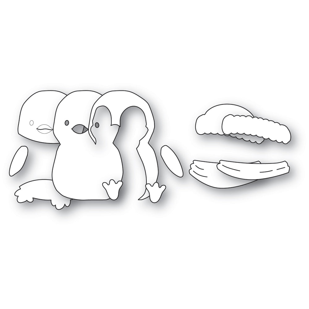 Memory Box 94990 Snuggled Penguin Craft Die