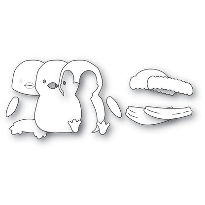 Memory Box 94990 Snuggled Penguin Craft Die