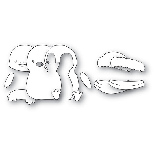 Memory Box 94990 Snuggled Penguin Craft Die
