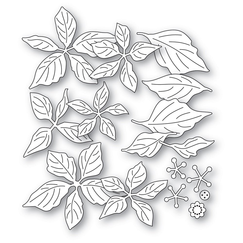 Memory Box 94996 Fresh Poinsettia Bundle Craft Die
