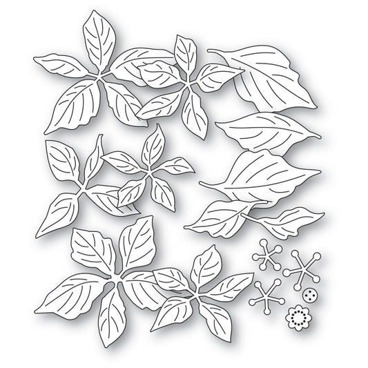Memory Box 94996 Fresh Poinsettia Bundle Craft Die