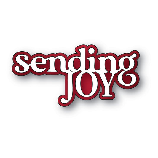 Memory Box 94999 Sending Joy Timeless Script Craft Die