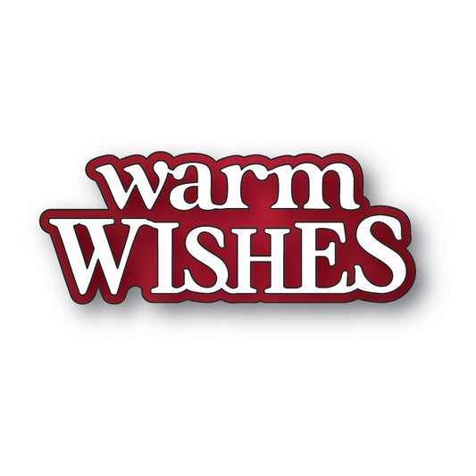 Memory Box 95003 Warm Wishes Timeless Script Craft Die