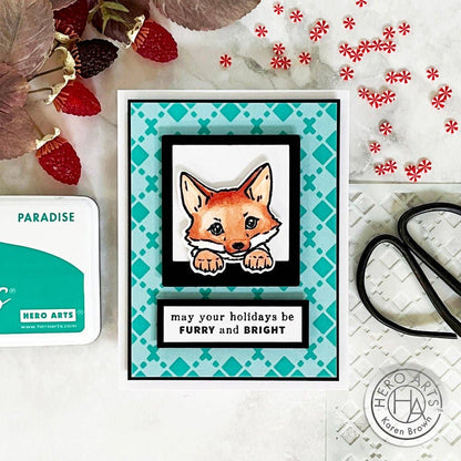 Hero Arts Naughty Animal Messages Clear Stamps CM786