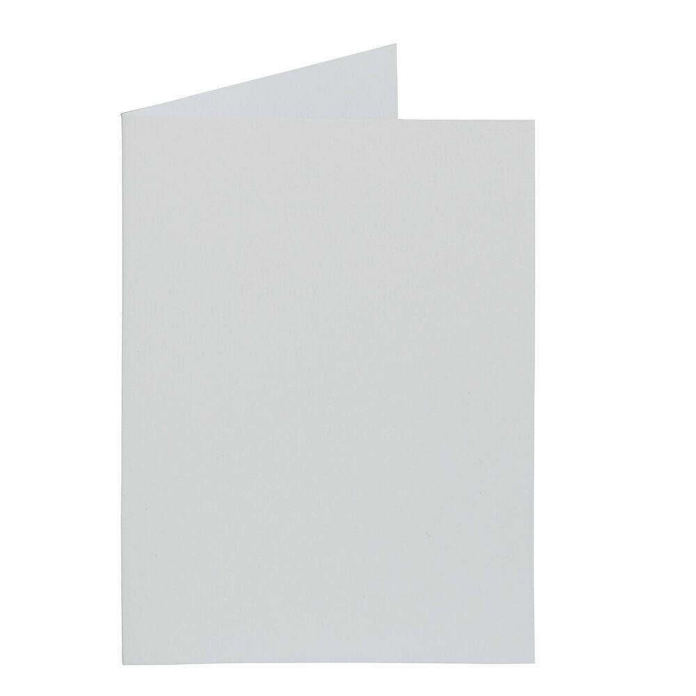 4Bar A1 Blank Fold Over Cards, 3.5x4 7/8, White, 20/pk