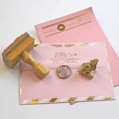 Snailtastic Rubber Stamp