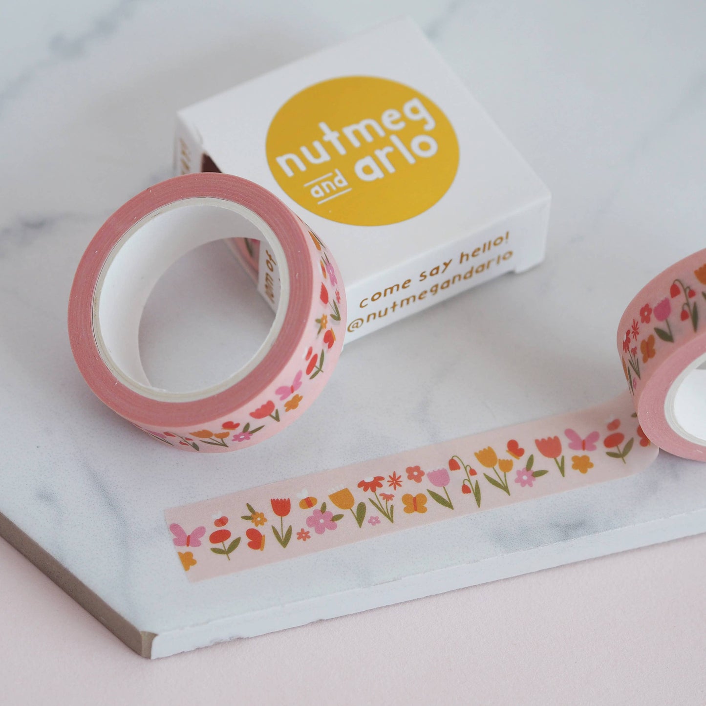 Pink Blossoms Washi Tape