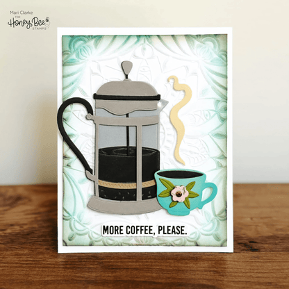 More Coffee Please - 4x 6 Photopolymer Stamp Set