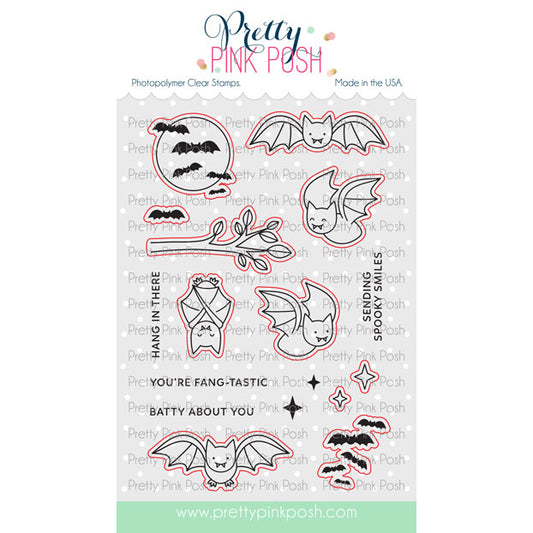 Sale - Pretty Pink Posh Batty About You coordinating dies