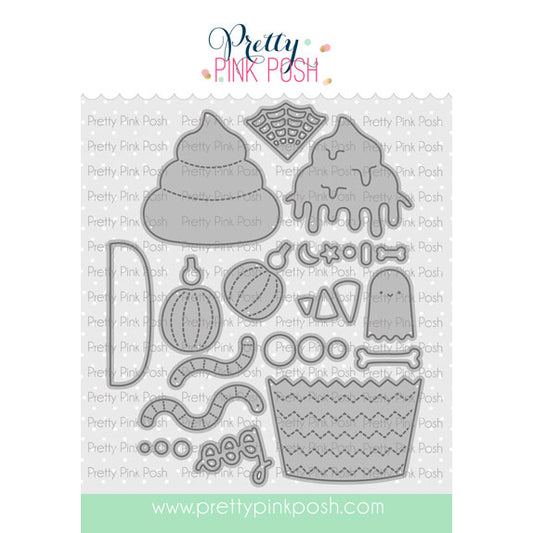 Sale - Pretty Pink Posh Big Halloween Cupcake Die