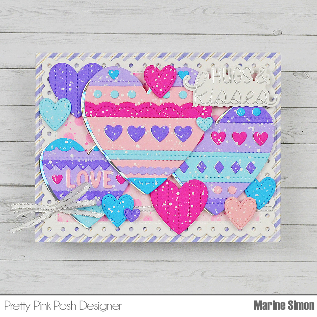 Pretty Pink Posh Build A Heart die set