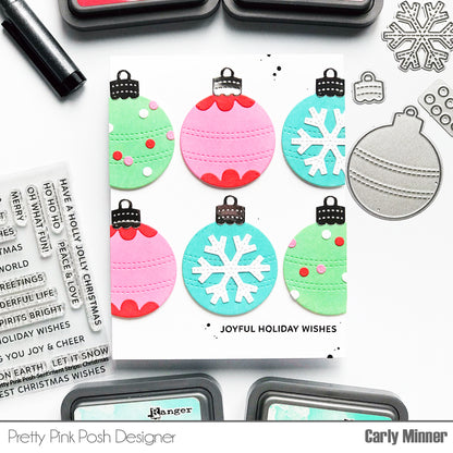 Pretty Pink Posh Build An Ornament Craft Die