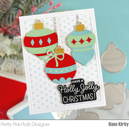 Pretty Pink Posh Build An Ornament Craft Die