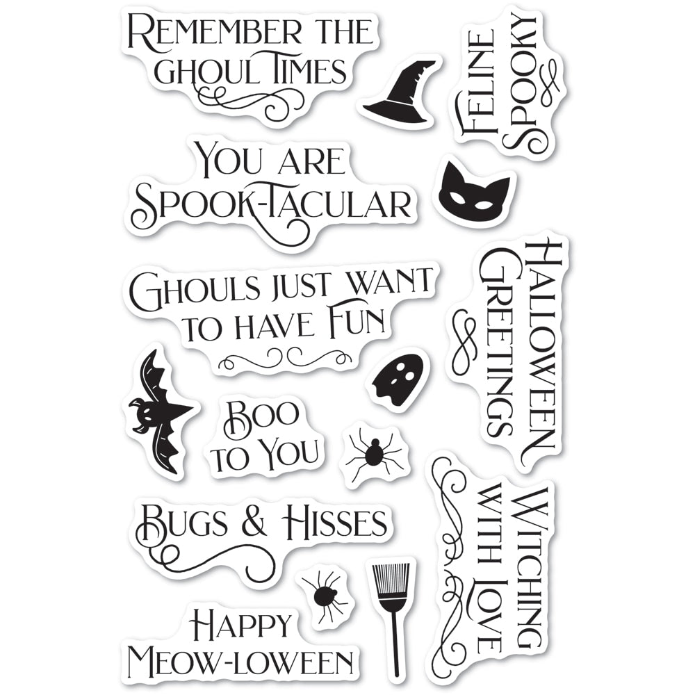 Poppystamps CL512 Bugs and Hisses clear stamp set