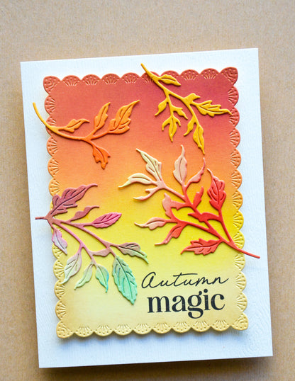 Memory Box CL5293 Pumpkin Kisses Clear Stamp Set
